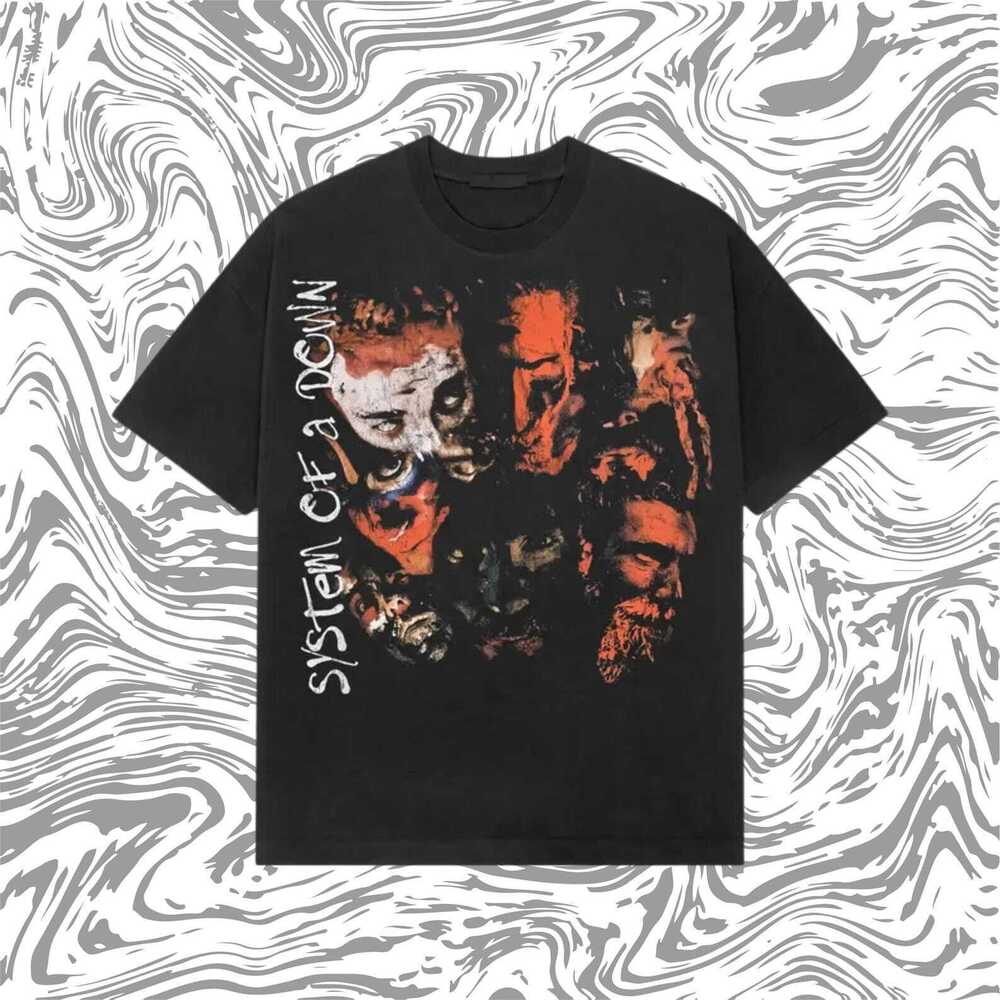 System Of A Down Heavyweight T Shirt Black